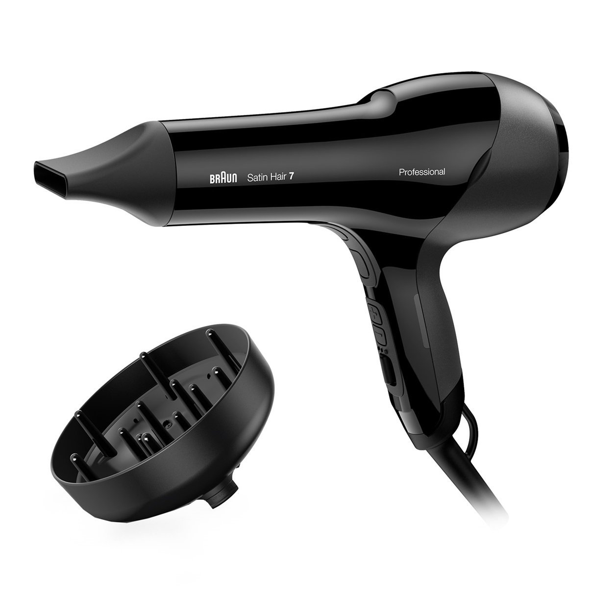 مجفف الشعر الحساس الاحترافي SensoDryer Satin Hair 7 HD785 بتقنية الأيونتك والرذّاذة - 7576