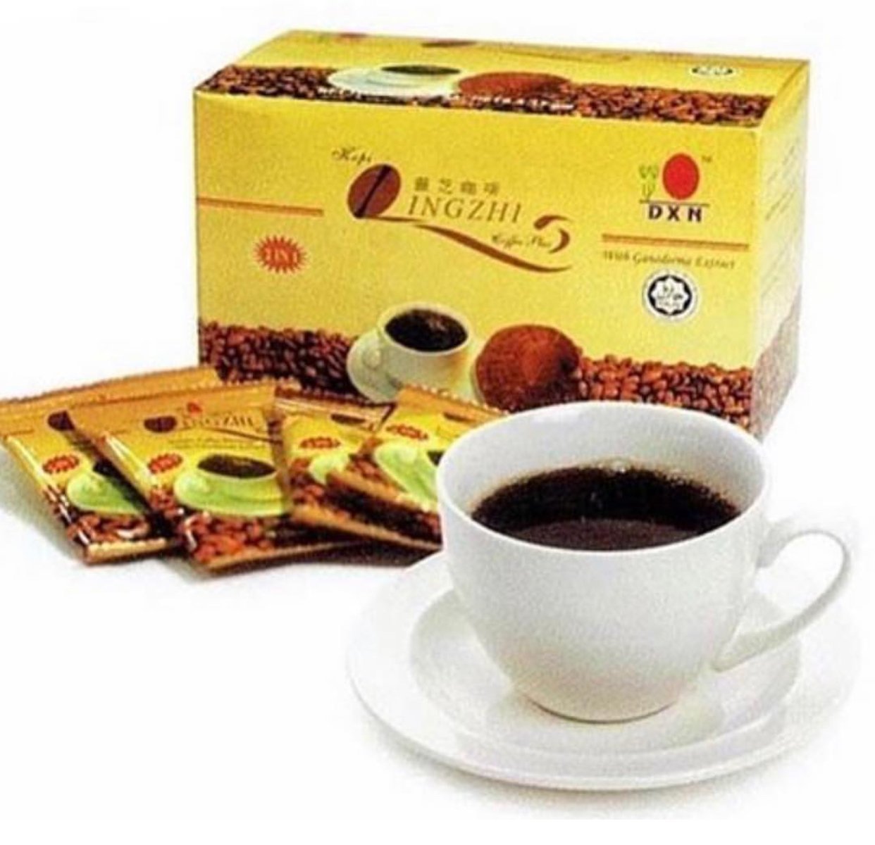 قهوة لينجزي السوداء(٢في١)