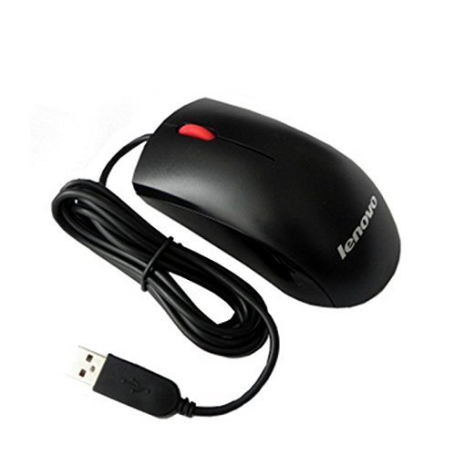 Lenovo M120 USB Optical Wired Mouse لينوفو فأرة يو اس بي متوافقة مع الكل