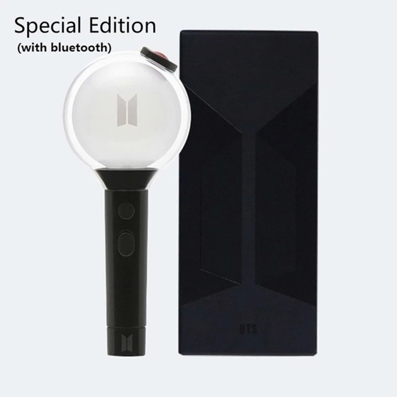BTS Official Lightstick Map of The Soul Special Edition (incl. One Random BTS Transparent Sticker)