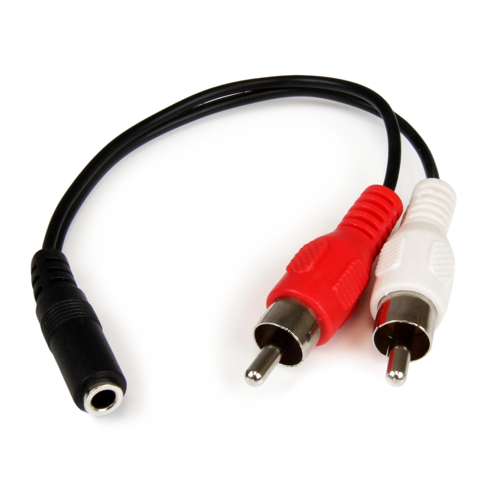 كابل ستيريو صوتي بمخرج 3.5 ملم الى مخرج 2 ار سي 3.5mm Male to 2 RCA Male Stereo Audio Cable