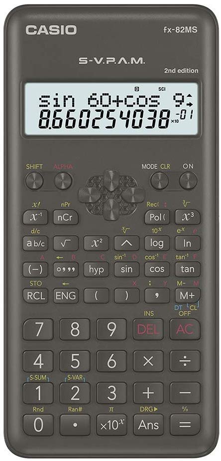 آلة حاسبة علمية كاسيو fx-82MS 2nd Edition