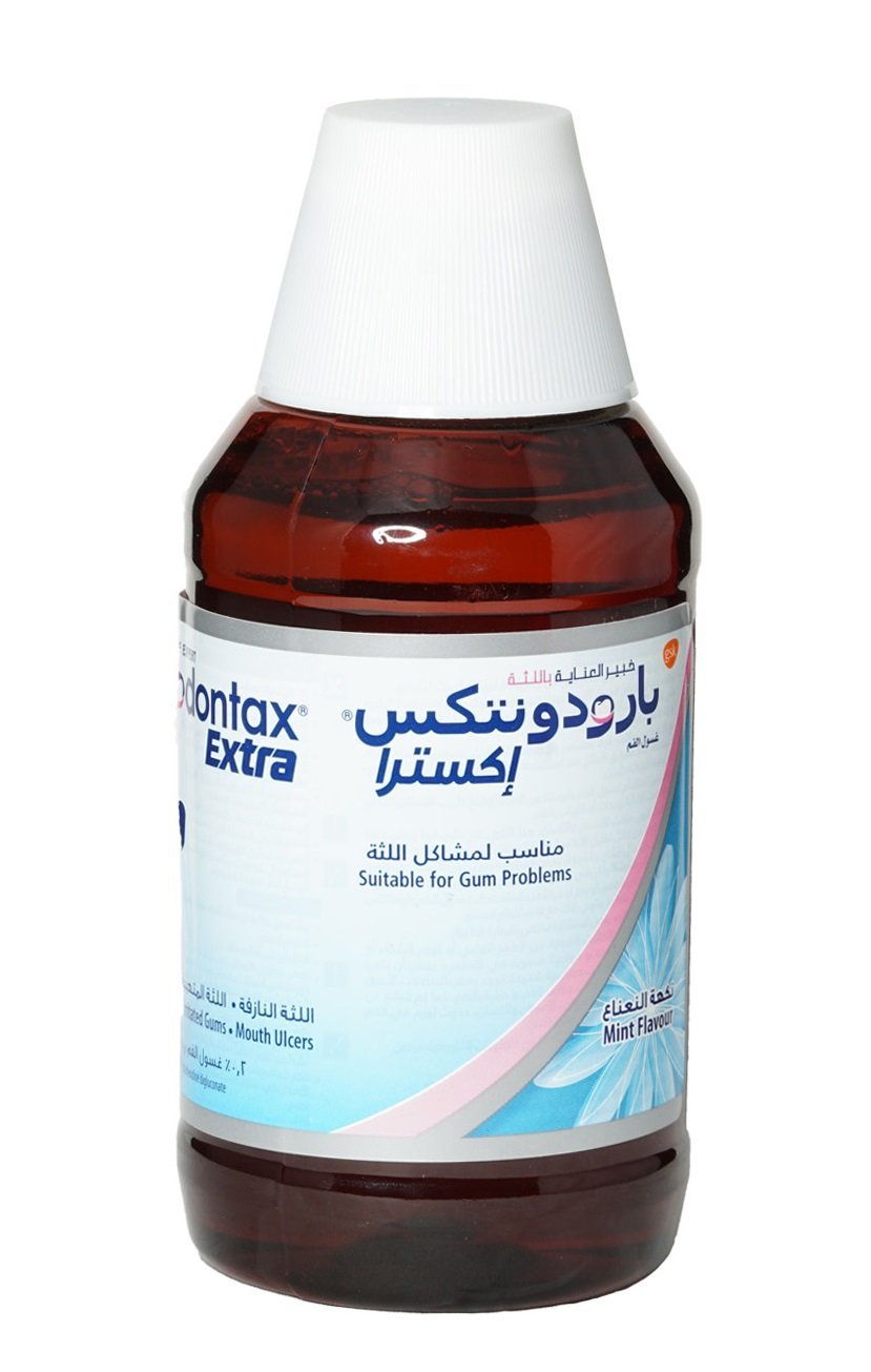 غسول للفم مناسب لمشاكل اللثة من بارودونتكس إكسترا بنكهة النعناع 300 مل - 2828