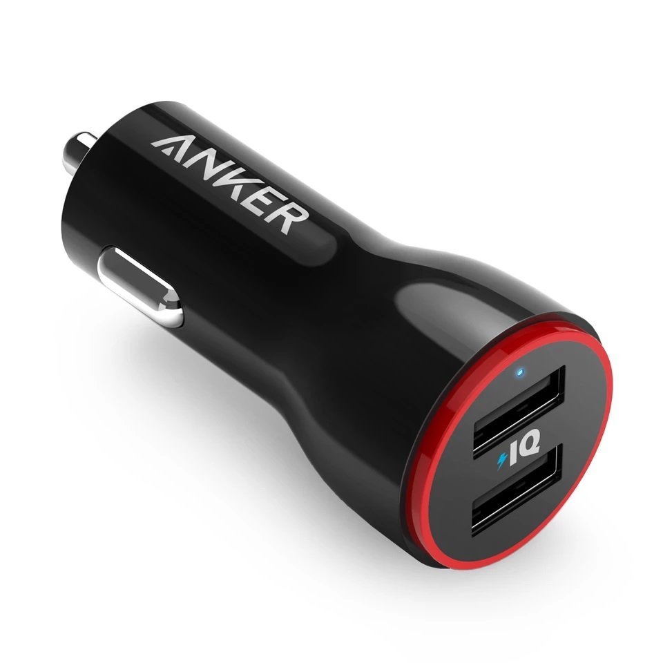 شاحن سيارة من شركة Anker الأمريكية بتقنية الـ IQ الذكيّة - 7822