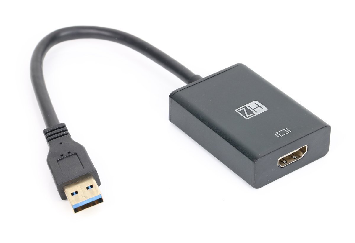 محول للصوت والصورة من USB إلى HDMI موديل ZT23 من شركة هيتز
