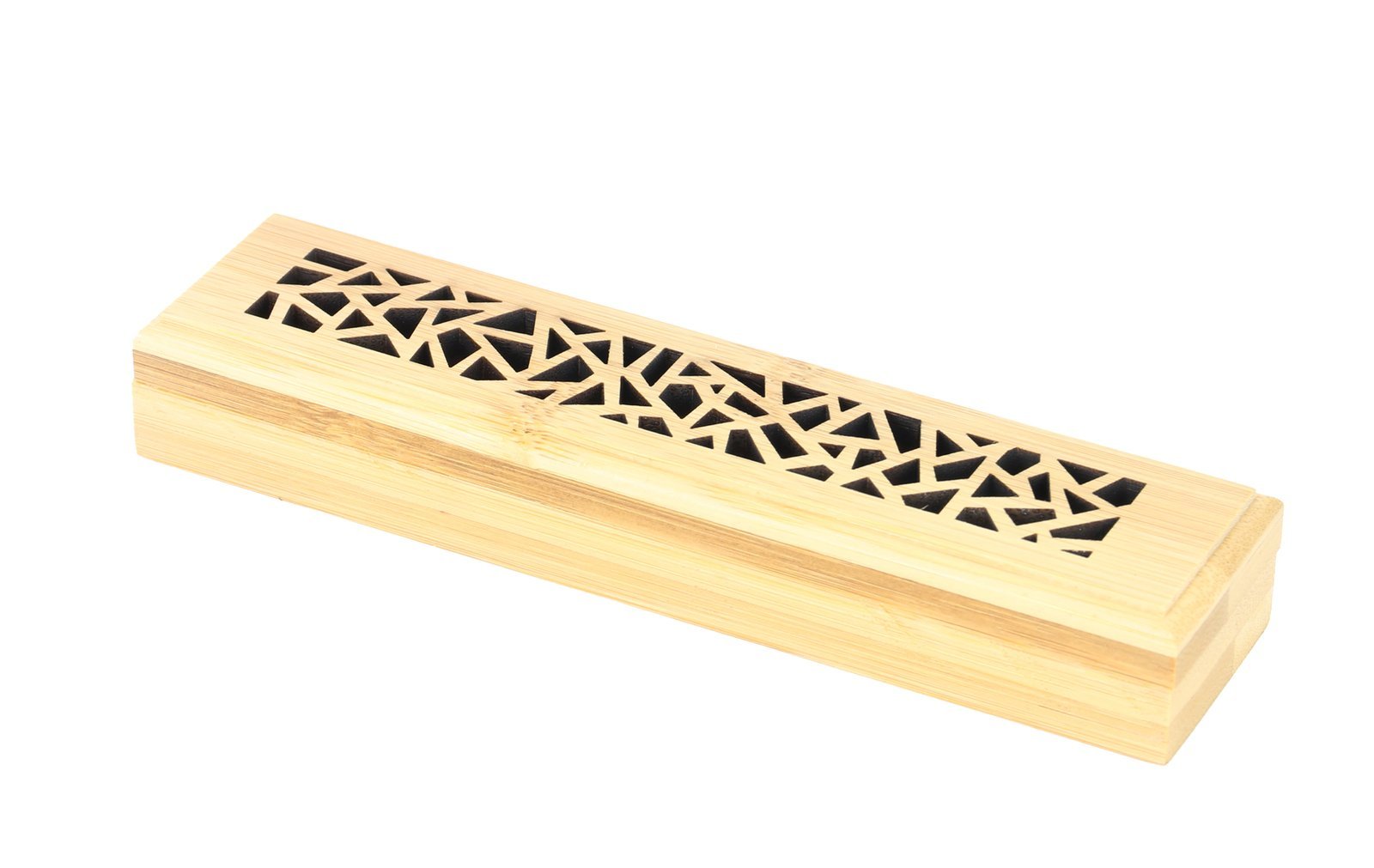 مبخرة مستطيلة صغيرة مصنوعة من الخيرزان مع صوف مقاوم للنار 15x3.5x2