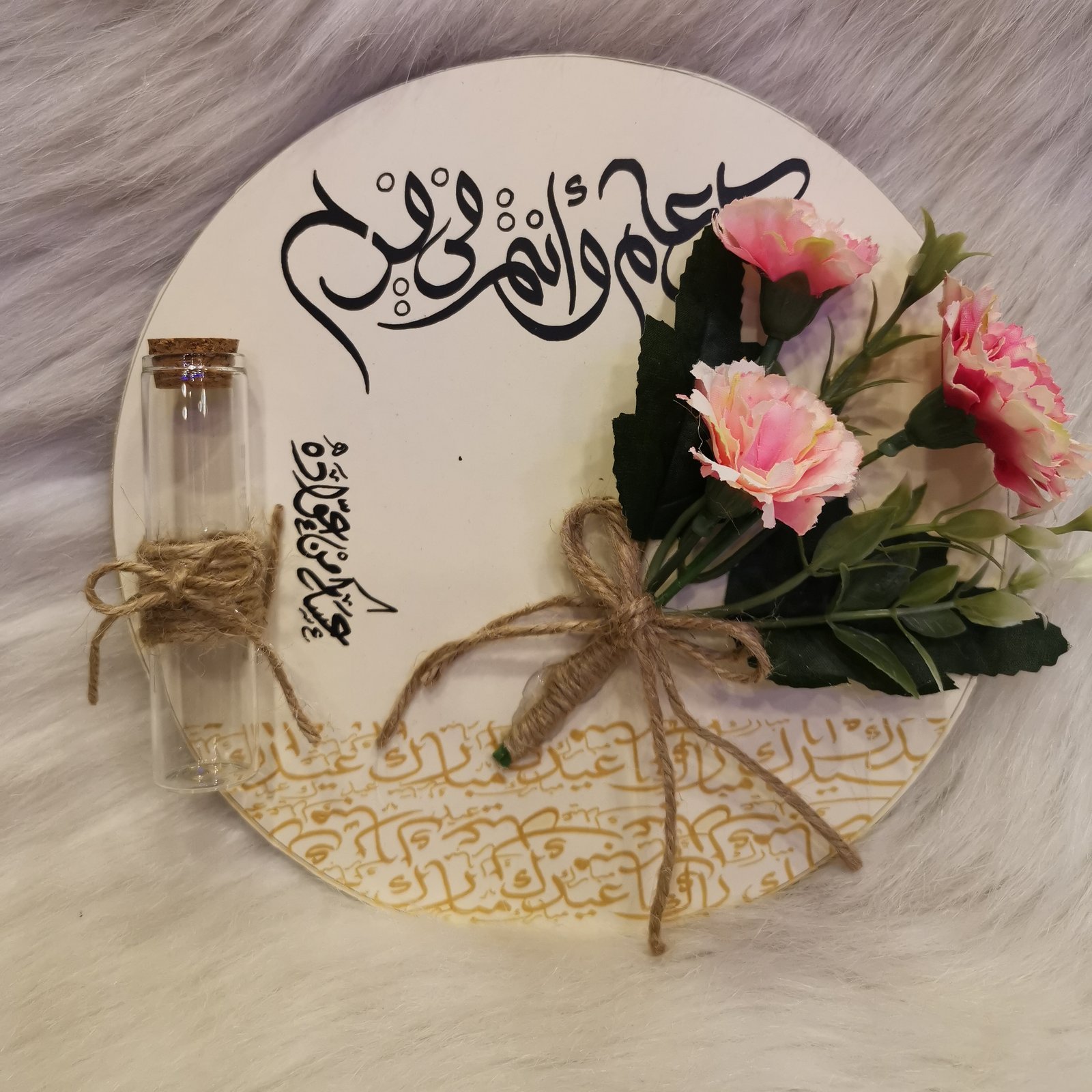 تنسيق ورد صناعي لعيد الأضحى