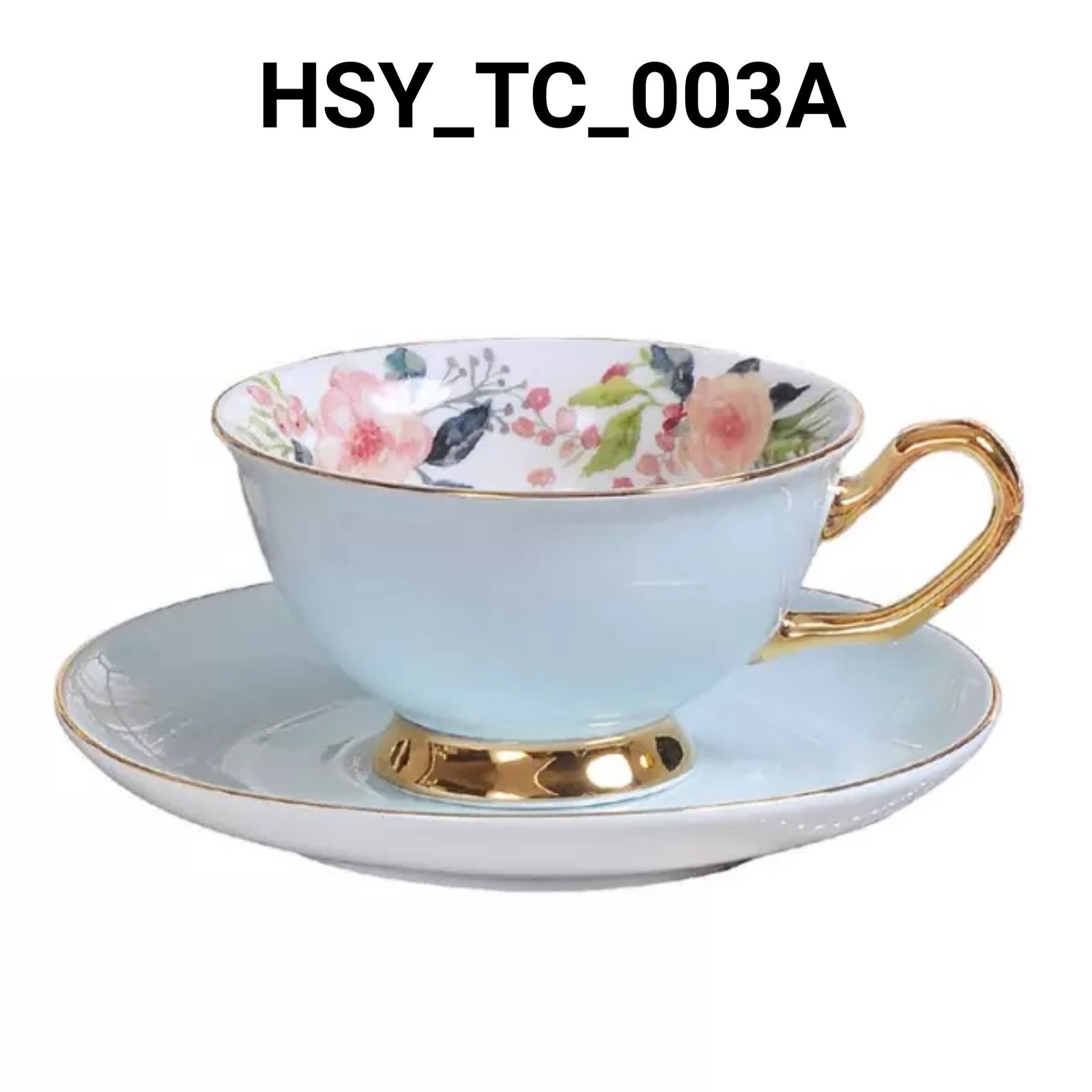 كوب سيراميك مع صحن