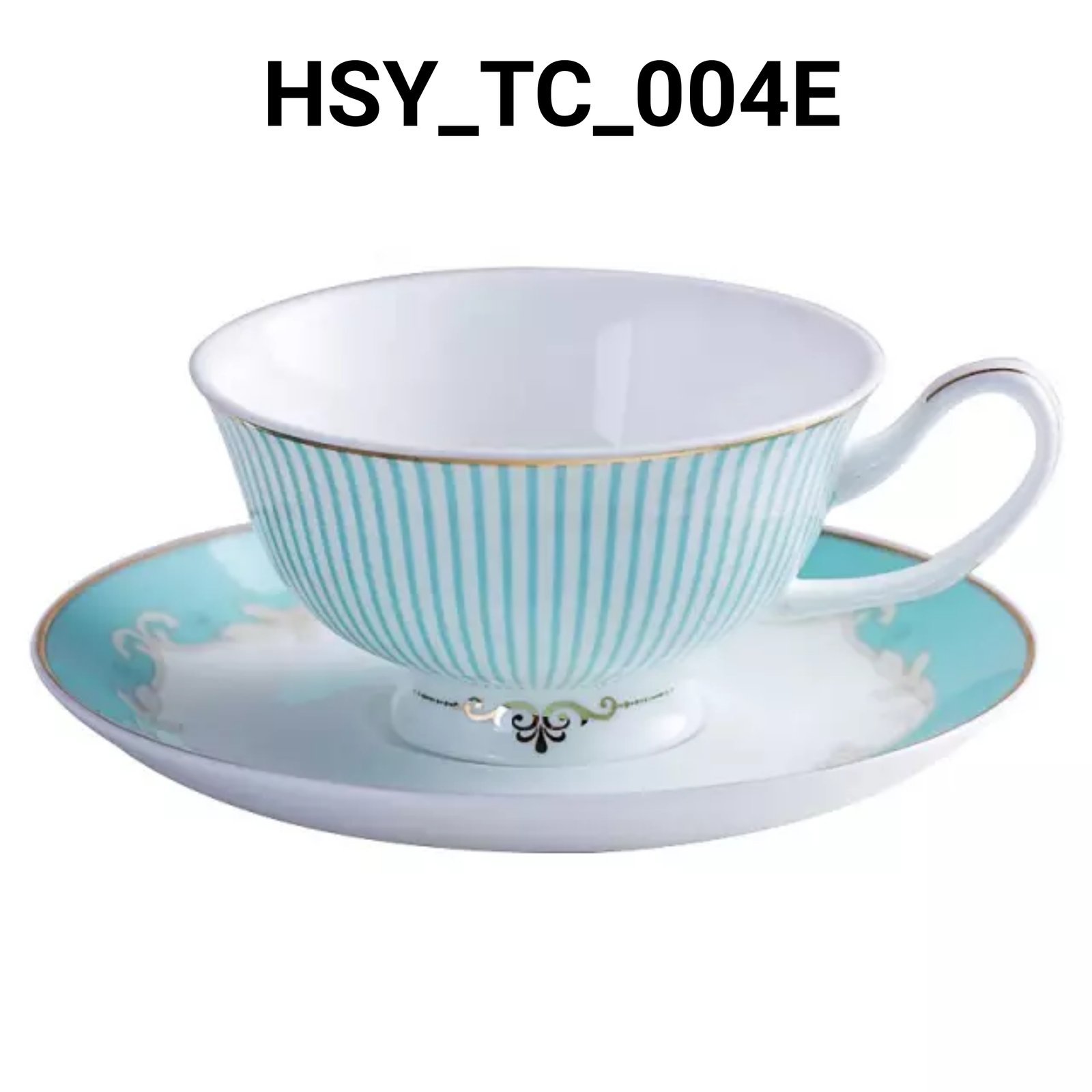كوب سيراميك مع صحن