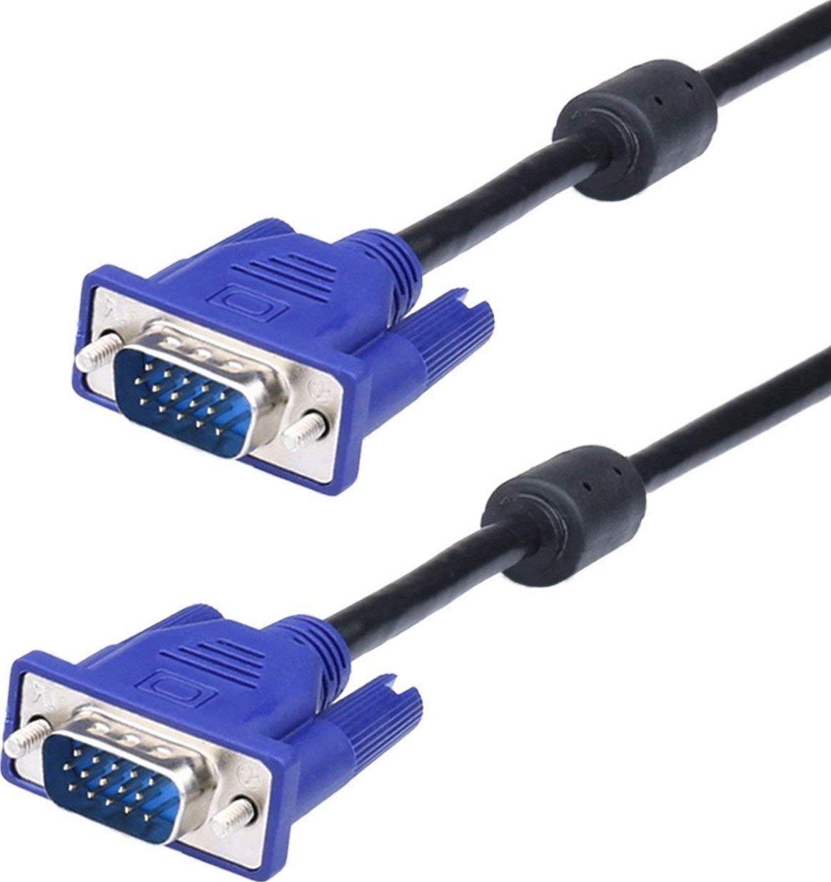 كيبل VGA TO VGA بطول 1.5 متر, اسود