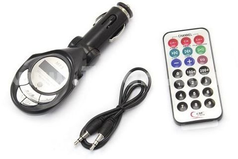 مشغل ام بي ثري للسيارة مع محول اف ام و تحكم عن بعد - Microdigit MP3-FM Modulator