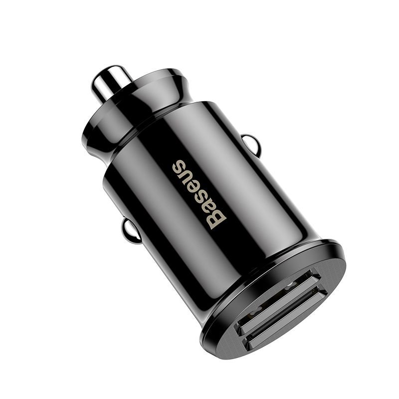 Baseus 3.1A Car Charger Adapter Dual USB Port Fast Car Charging