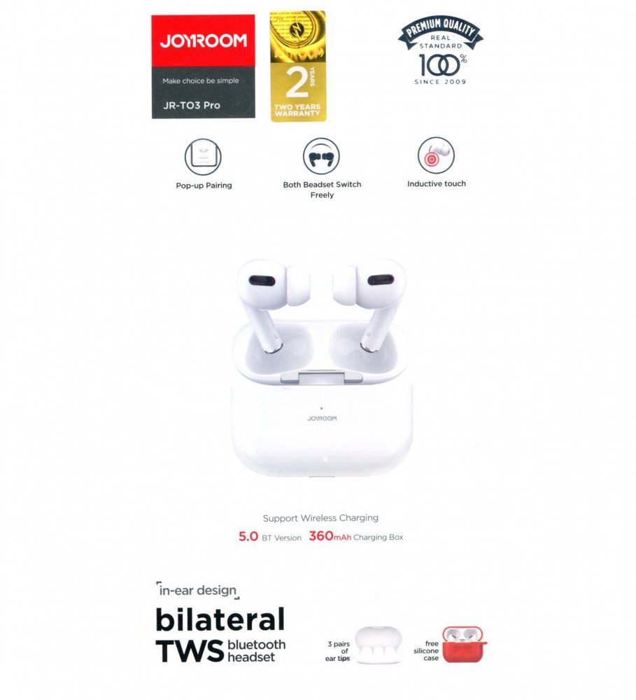 سماعات جيروم برو ايربودز برو JR-T03 Pro من JOYROOM