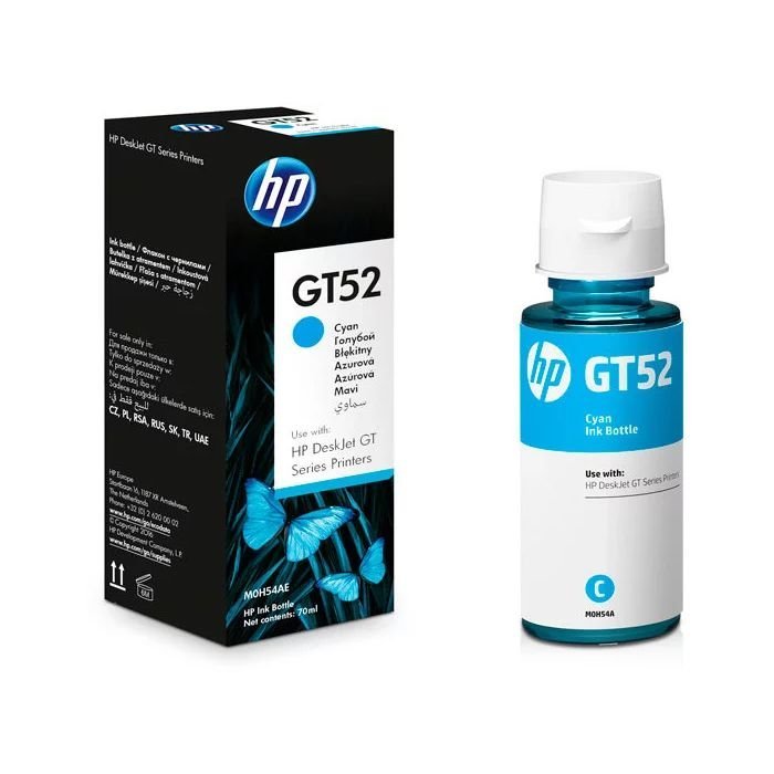 حبر ازرق hp gt52